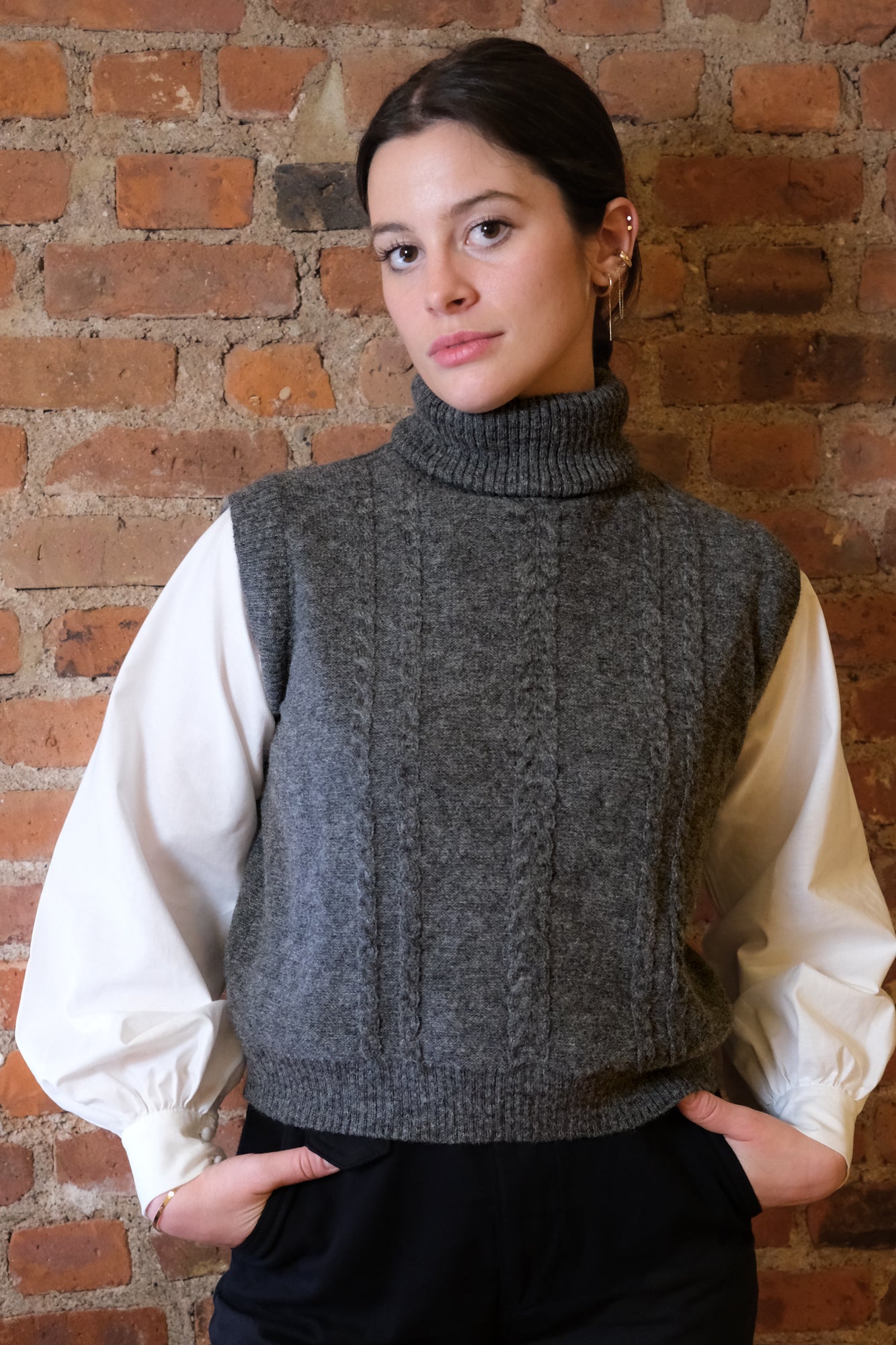 Turtleneck Vest