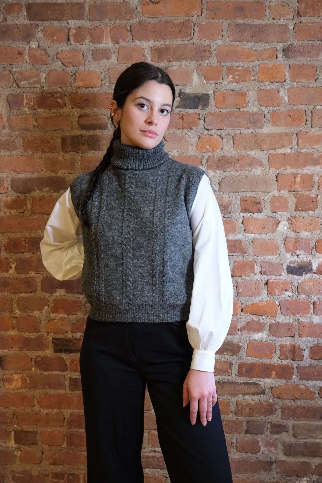 Turtleneck Vest