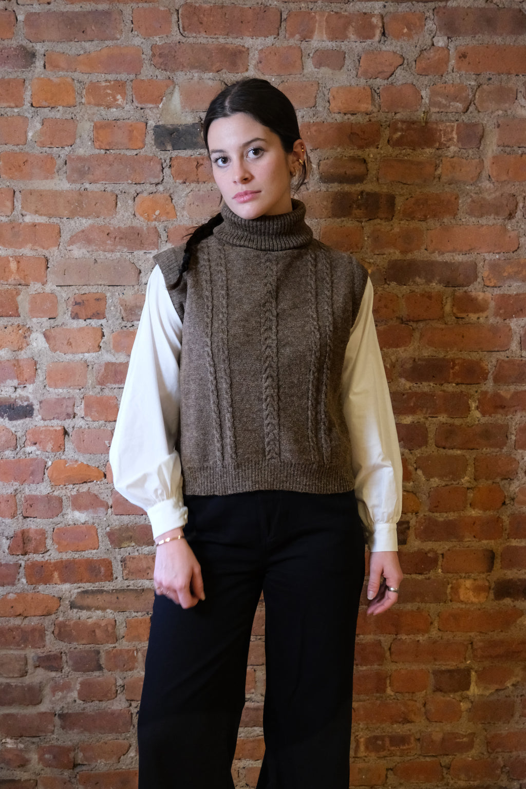 Turtleneck Vest